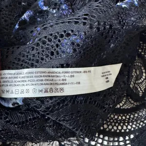 NWT Free People Intimately Floral Bodysuit Black‎ Blue Tie Front Lace S OB700661 thumbnail 9