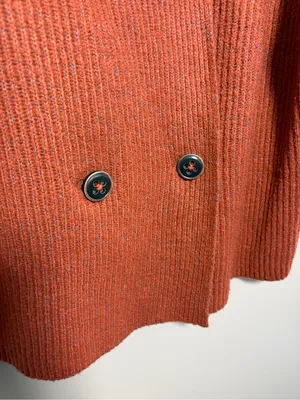 Cabi Oversized Double Breasted Knit Sweater Cardigan Dolman Sz S thumbnail 2