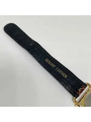 Vintage Cassant gold tone women’s watch 29mm quartz rhinestones running thumbnail 8