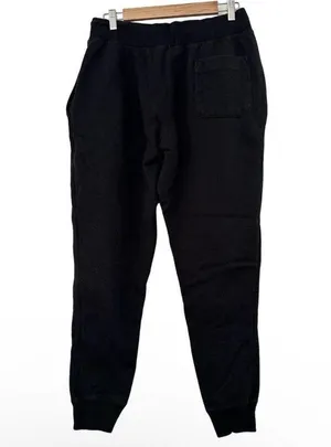 Champion Reverse Weave Black Big C Logo Joggers Large thumbnail 6