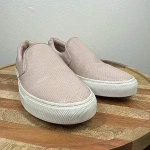 Greats The Wooster‎ Blush Perforated Pink Leather Slip On Shoes Womens Size 9.5 thumbnail 2