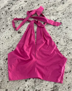 Staud Kai halter pink top 10 thumbnail 1
