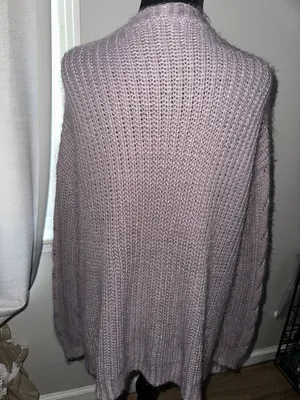 a.n.a Purple Knit Cardigan thumbnail 4