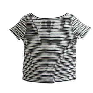 Hollister Striped Ribbed Button Front Cropped Top‎ Women's Size S thumbnail 2