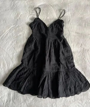Urban Outfitters Black Floral Mini Dress thumbnail 1
