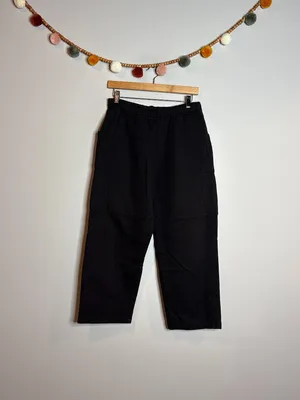 Free People FP Movement Top Score Cotton Pants in black thumbnail 2