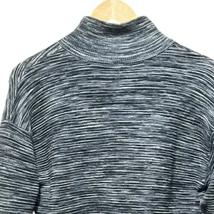 OFFLINE‎ By Aerie Home Stretch Quarter Zip Sweater Black Size Oversized XS thumbnail 8