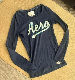 Y2K Aeropostale Blue Long Sleeve Medium thumbnail 1