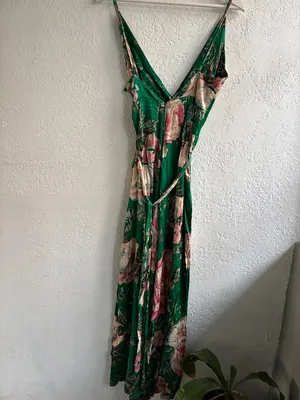 Free PeopleGreen Floral jumpsuit thumbnail 2
