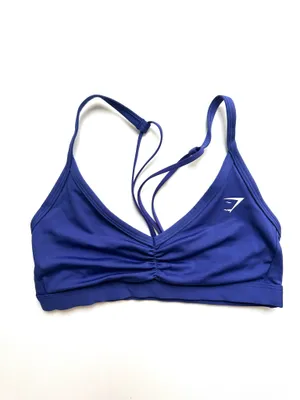 Gymshark Activate Seamless Shorts & Ruched Strappy Sports Bra Set thumbnail 5