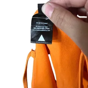 Balance Athletica Orange Cropped Tank Top Size Small‎ thumbnail 4