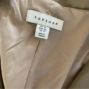 Topshop Tan Blazer 12 thumbnail 6