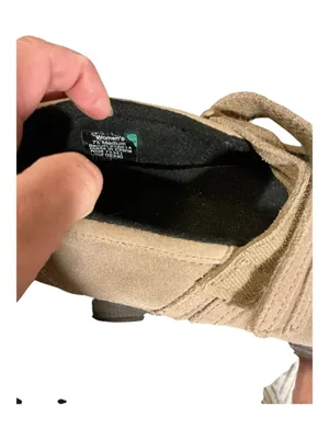 LL Bean Women’s Size 7.5 M Beige Suede Mary Jane Comfort Walking Shoes (Item 278614) thumbnail 6
