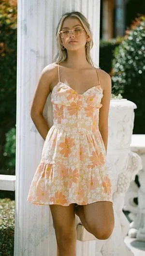 Sabo Skirt NWT Tasja Dress - Autumn Floral. Size Large thumbnail 5