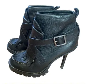 Tory Burch Leather Booties thumbnail 1
