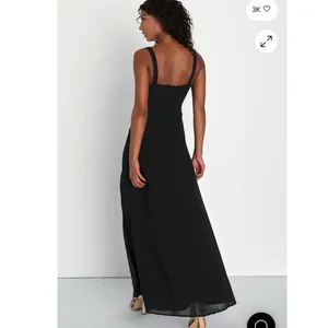 Lulu’s Remarkable Arrival Black Sleeveless Maxi Dress Size XL thumbnail 2