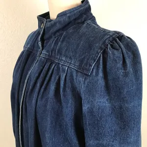Vintage Dawn 90s denim jacket with built-in hoodie L‎ thumbnail 7