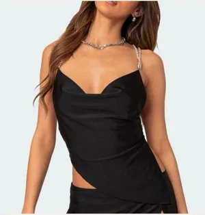 Edikted Rhinestone Top, NWT! thumbnail 1