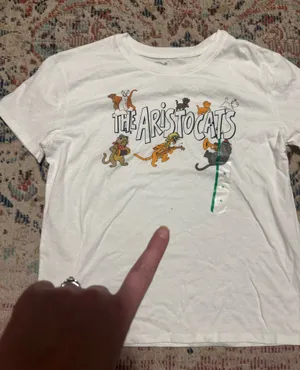 Disney Aristocats size medium T-shirt thumbnail 1