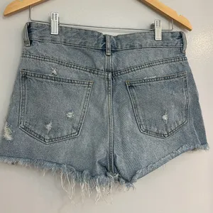 MOVING SALE Zara Distressed denim cutoff shorts thumbnail 6