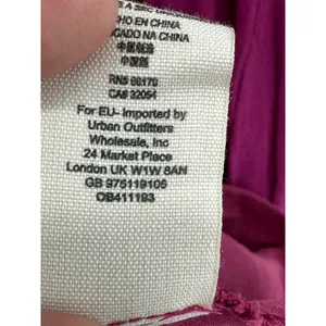 Free People Tatiana Purple Beaded Long Sleeve‎ Swing Mini Dress Women's Size 0 thumbnail 12