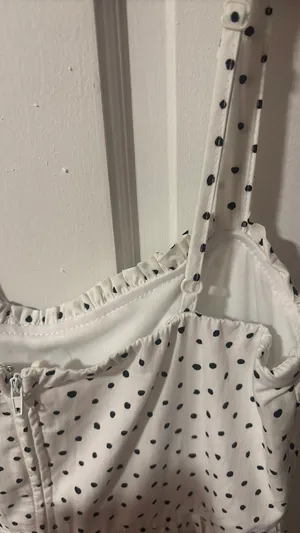 Altar'd State Polka Dot Dress White thumbnail 5