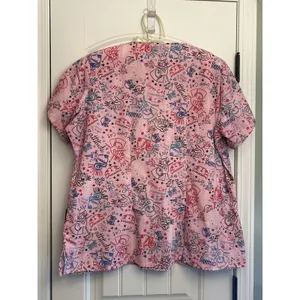 Butter-Soft Women’s XL Medical Scrub Tops Lot of 2 Nurse Veterinary Workwear Set thumbnail 6
