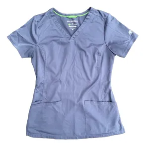 HH Works by Healing Hands Light Grey Scrub Too XS thumbnail 1