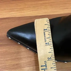 CHARLES by Charles David Dodger Black Pointy Studded Chunky Chelsea Booties 6.5 thumbnail 10