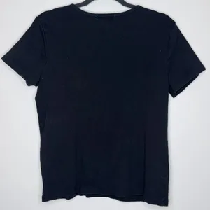 Lauren Ralph Lauren Womens Size XL Black Short Sleeve T-Shirt thumbnail 4