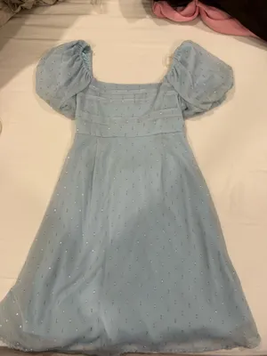 Altar'd State Dress Mini Blue thumbnail 1