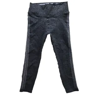 Good American -129 Seamless Leggings High Rise Sparkle Tinsel Black 4‎ - XL thumbnail 3