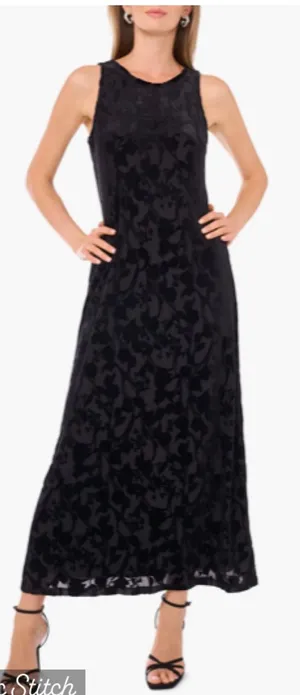 Beautiful Barisal Flocked Velvet Mother of The Bride Gown thumbnail 1