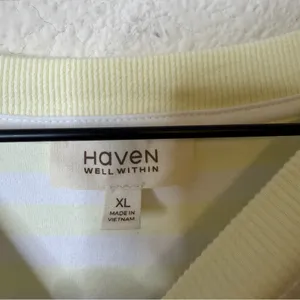 Haven Well Within Yellow Stripe Organic Cotton Stripe T Shirt Dress Size XL‎ thumbnail 6