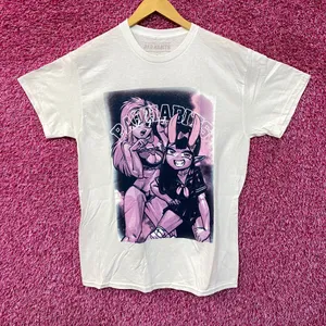 Bad Habits Waifu Devil School Girl & Prisoner Anime Tee M thumbnail 1
