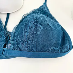 Teal Lace Bra Medium NWOT Blue thumbnail 2
