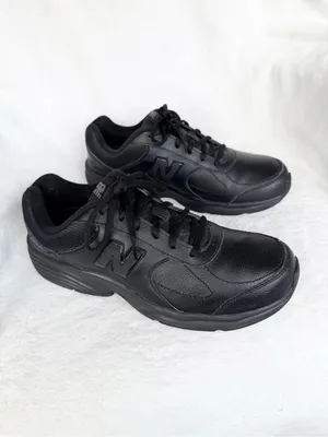 New Balance Womens 575 Athletic Shoes Size 10 Black Leather WW575BL2 Walking thumbnail 7