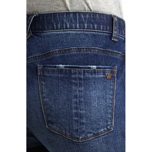 Nordstrom Wit & Wisdom Gemma 'Ab'Solution Distressed Girlfriend Jeans Boyfriend Shapewear thumbnail 4