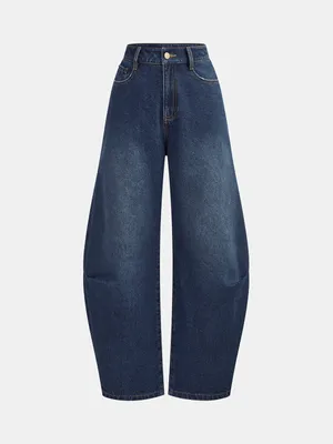 Commence NWT Trendy Mid-Waisted Denim Curved-Leg Pants Small thumbnail 4