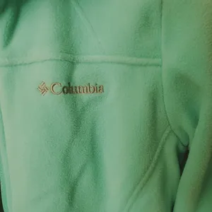 Columbia Fleece Jacket Small Cool Intervention Full Zip Light Teal thumbnail 5