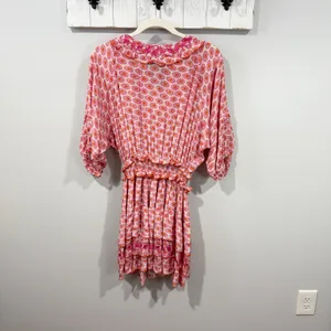 Taj by Sabrina Ilias Pink Dress Size L thumbnail 4