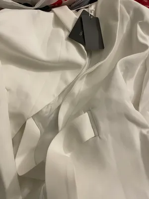 Boutique NWT Runway Skirts White Tie oversized blazer thumbnail 3