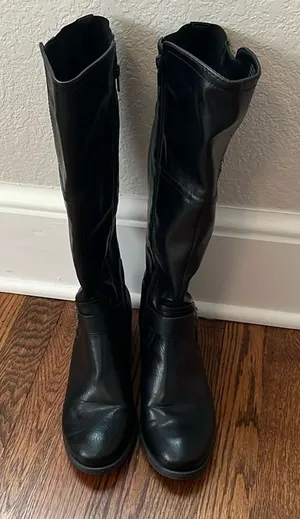 Croft and Barrow Ortholite tall black boots. Size 7.5 thumbnail 1