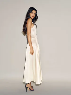 Reformation Katelyn Silk Dress thumbnail 3