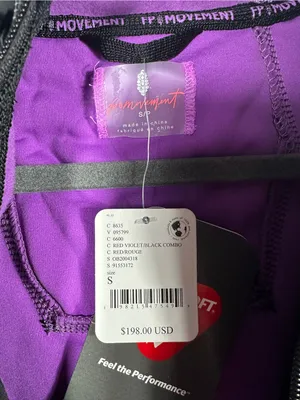FP Movement‎ Go The Distance Fleece Jacket S Red Violet Black $198 NWT thumbnail 8
