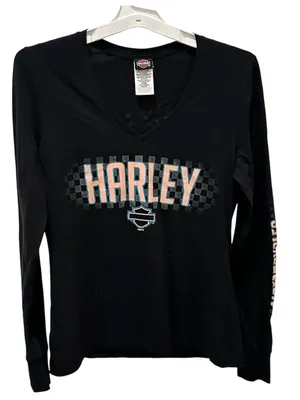 HARLEY DAVIDSON Gulf Coast Ft Walton Beach Florida long sleeve T-shirt size M thumbnail 1