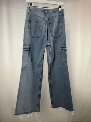 AGOLDE Minka Cargo Jeans in Realm‎ Light Blue Size 26 thumbnail 7
