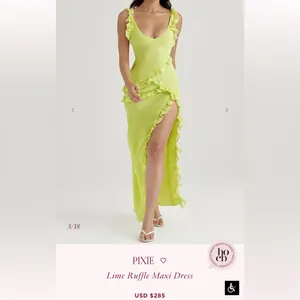 House of cb ruffle dress thumbnail 8