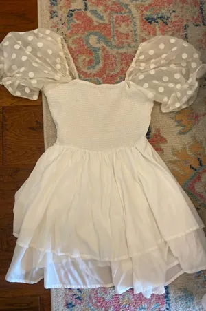 Entro puff sleeve romper thumbnail 1