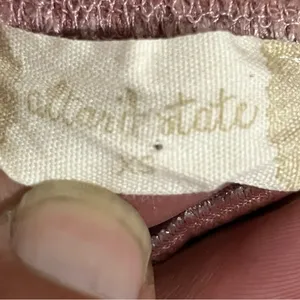 Altar'd State Velvet Butterfly‎ Crop Top Long Sleeve Pink Fairy XS thumbnail 4